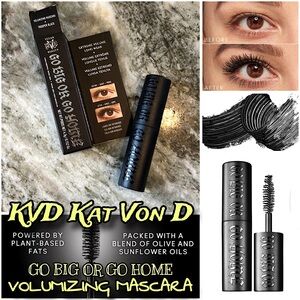 NIB - Kat Von D - KVD Go Big or Go Home Longwear Vegan Volumizing Mascara Mini